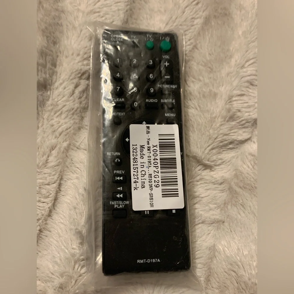 NWT Black Remote Control RMT-D197A - Picture 2 of 6